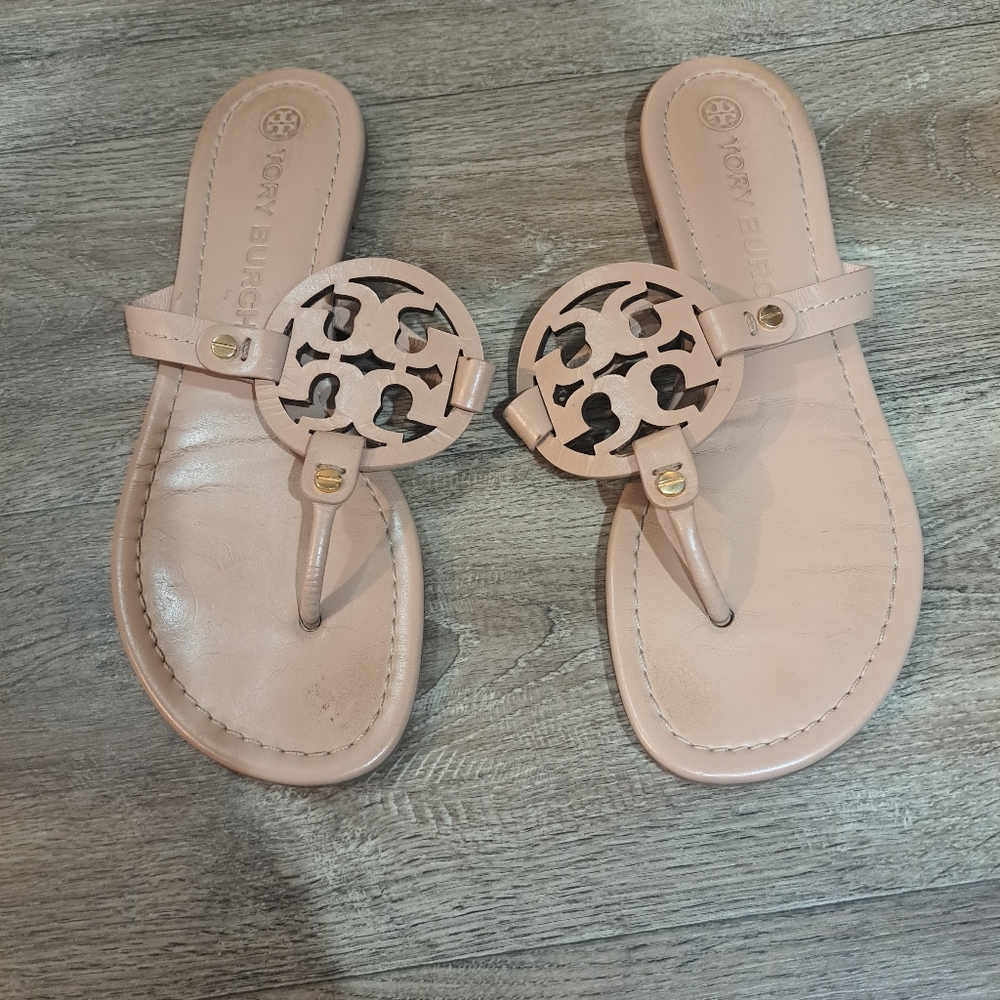 TORY BURCH Tan Miller Sandals